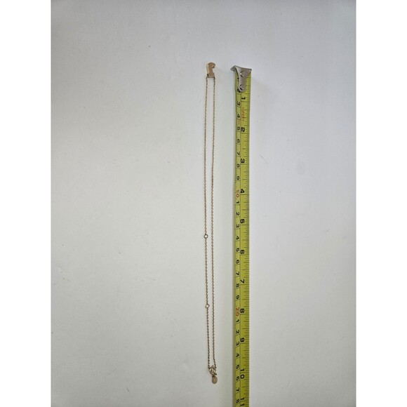 Avon Gold Tone Necklace Initial J - Picture 7 of 9